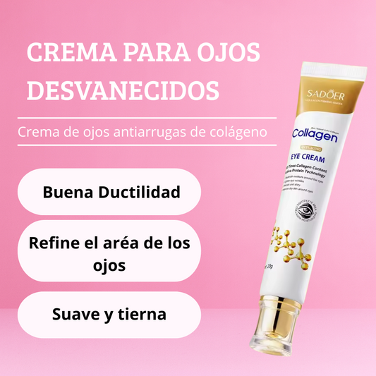 Crema de colágeno para ojos